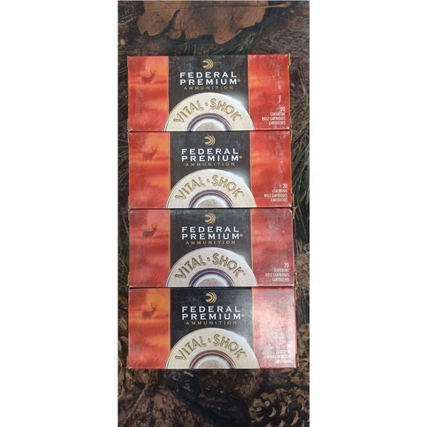 4 BOXES7-30 WATERS FEDERAL PREMIUM VIAL SHOK SIERRA GAME KING BTSP-FU 120 GRAIN   20 ROUNDS PER BOX