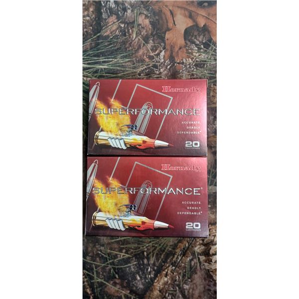 2 BOXES 35 WHELEN HORNADY SUPERFORMANCE SP 200 GRAIN 20 ROUNDS PER BOX NO SHIPPING ON AMMO