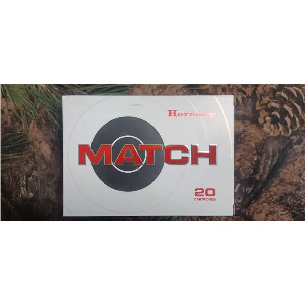 1 BOX 338 LAPUA HORNADY MATCH ELD MATCH 285 GRAIN 20 ROUNDS PER BOX NO SHIPPING ON AMMUNTION