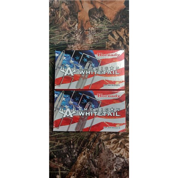 2 BOXES 350 LEGEND HORNADY AMERICAN WHITETAIL SP 170 GRAIN 20 ROUNDS PER BOX NO SHIPPING ON AMMO