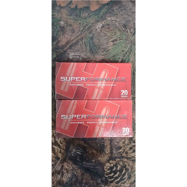 2 BOXES 338 RCM HORADY SUPERFORMANCE SST INTERLOCK 200 GRAIN 20 ROUNDS PER BOX NO SHIPPING ON AMMO