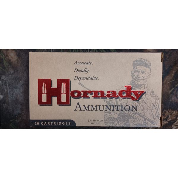 1 BOX 250 SAVAGE HORNADY CUSTOM INTEROCK 100 GRAIN 20 ROUNDS PER BOX NO SHIPPING ON AMMO