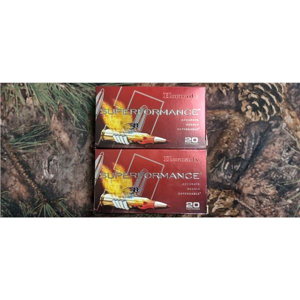 2 BOXES 444 MARLIN HORNADY SUPERFORMANCE FP 265 GRAIN  20 ROUNDS PER BOX NO SHIPPING ON AMMO