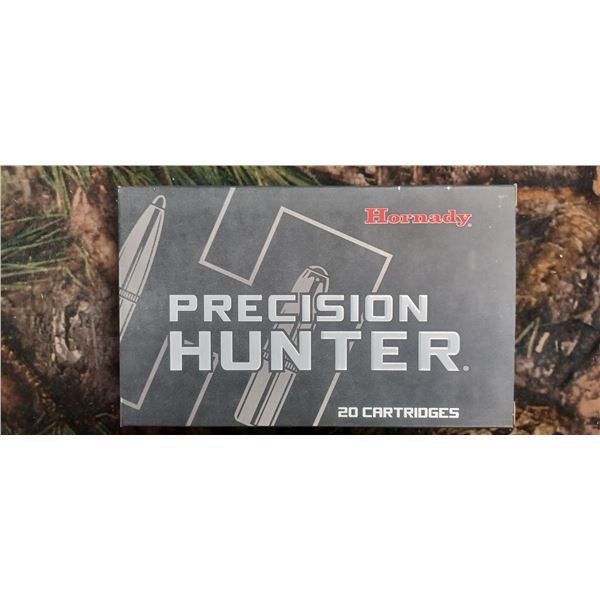 1 BOX 7MM STW HORNADY PRECISION HUNTER ELD-X 162 GRAIN  20 ROUNDS PER BOX NO SHIPPING ON AMMO