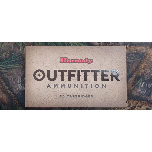1 BOX 257 WBY MAG. HORNADY OUTFITTER CX 90 GRAIN 20 ROUNDS PER BOX NO SHIPPING ON AMMO