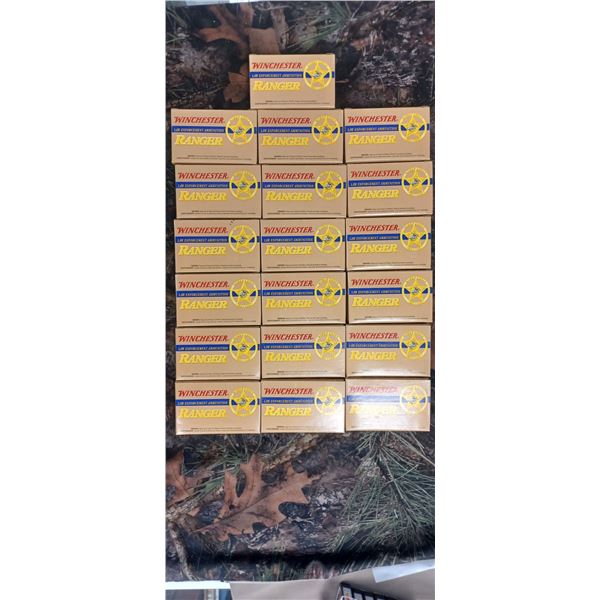 19 BOXES 12 GAUGE 00 BUCKHOT WINCHESTER RANGER 9 PELLETS 2 3/4" 5 PER BOX -95 TOTAL ROUNDS