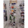 Image 4 : WHOLE SPIN RACK-INCLUDEDS THE RACK-VARIOUS TREBLE HOOKS SOFT BAIT, TREBLE, SPLITINGS SLOW TURN HOOKS