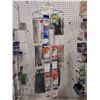 Image 2 : WHOLE SPIN RACK-INCLUDEDS THE RACK-VARIOUS SIZES OF SNELLED HOOKS, STINGER SNELLS & BAITING NEEDLES
