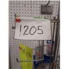 Image 1 : WHOLE SPIN RACK-INCLUDEDS THE RACK-VARIOUS SIZES OF SNELLED HOOKS, STINGER SNELLS & BAITING NEEDLES