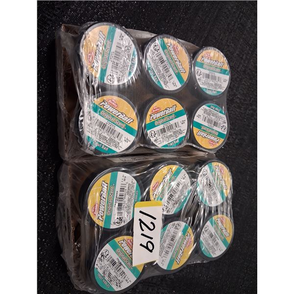 BERKEY POWER BAIT GREEN NUGGET & YELOLW TROUT PASTE 12 CNT