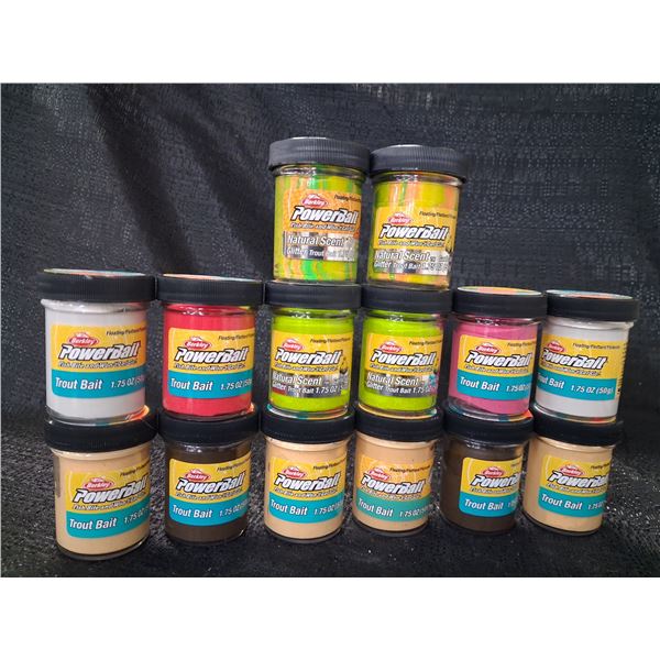 BERKLEY TROUT POWER BAIT PINK WHITE YELLOW RAINBOW  14 CNT