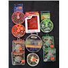 Image 1 : LARGE LOT OF ASSORTED WEIGHTS & EAGLE CLAW PK OF HOOKS 10 CNT