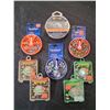 Image 1 : LARGE LOT OF ASSORTED WEIGHTS & MULTI PAK HOOKS 8 CNT