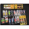Image 1 : LOT OF ASSORTED FISHING LURES, JIGHEADS, BUZZ BOMBS 22 CNT