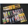 Image 2 : LOT OF ASSORTED FISHING LURES, JIGHEADS, BUZZ BOMBS 22 CNT