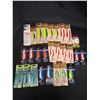 Image 2 : LOT OF ASSORTED FISHING LURES, PKG JIGHEADS 27CNT