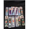 Image 1 : MIXED LOT OF GIBBS HOCKEY STICKS APEX FISHING LURES 12 CNT