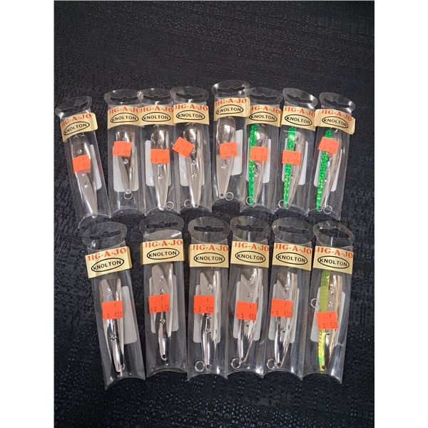 JIG-A-JO KNOLTON, BODIES ONLY-NO HOOKS VARIOUS COLORS 14 CNT
