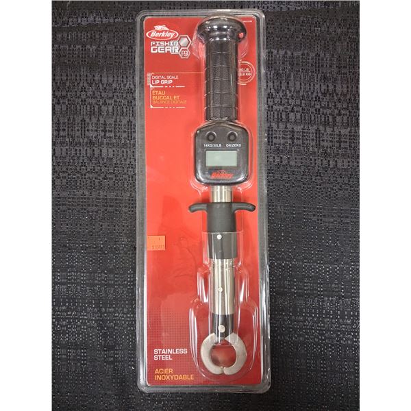 BERKLEY STNLS STEEL DIGITAL SCALE WITH LIP GRIP 1 CNT.