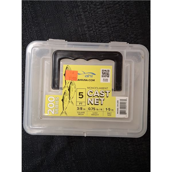 CAST NET 200 SERIES 5" 3/8" 1-5 BAIT SIZE 2CNT