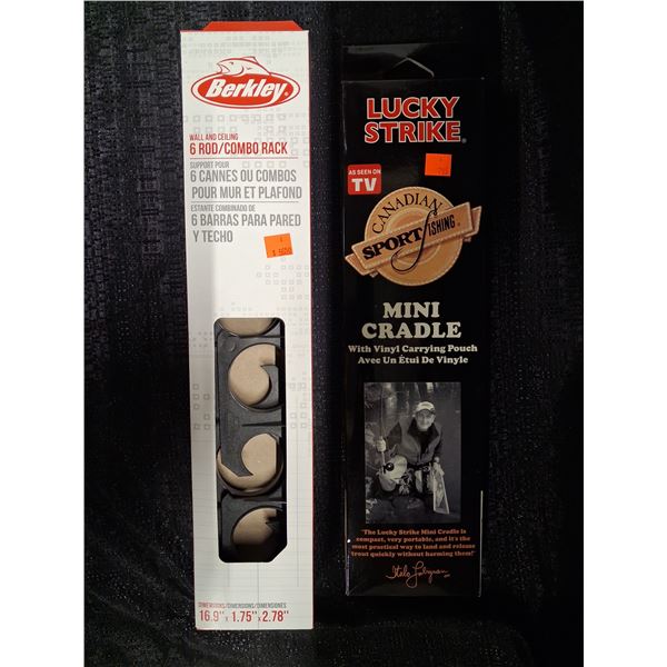 LUCKY STRIKE MINI CRADLE, BERKLEY 6 ROD COMBO PAK 2 CNT