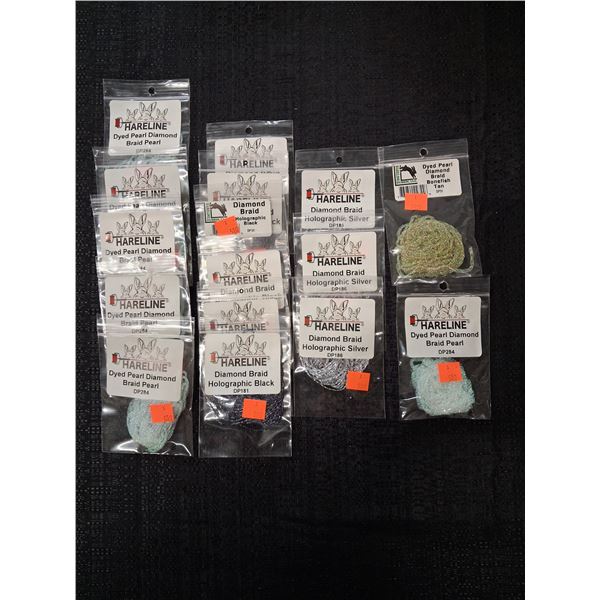 ASSORTED DIAMOND BRAIDS SOME HOLOGRAPHIC (16PK) 1 CNT