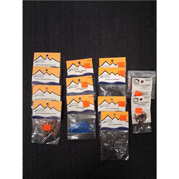 VARIOUS LOT OF SQUIRMY WORMS (13PK) 1 CNT