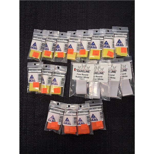 ASSORTED FINE ROUND RUBBER MATERIAL  (12PK) 1 CNT