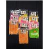 Image 1 : DECEIVER STRUNG ROOSTER SADDLES VARIOUS COLORS (10 PIECE)