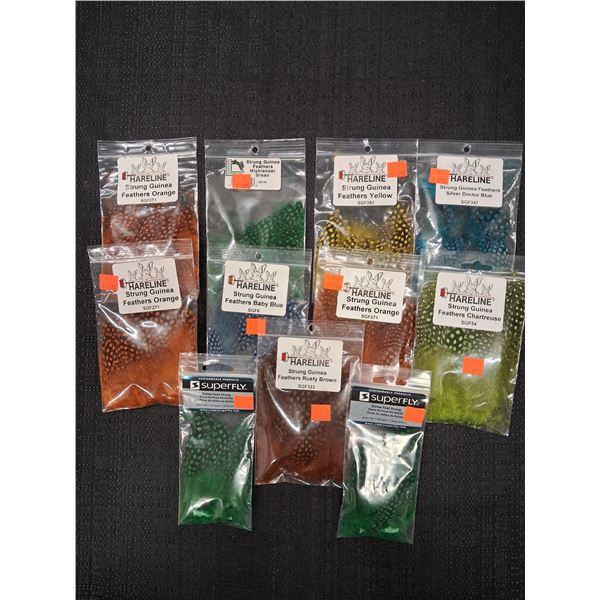 VARIOUS STRUNG GUINEA VARIOUS COLORS (8 PIECE)