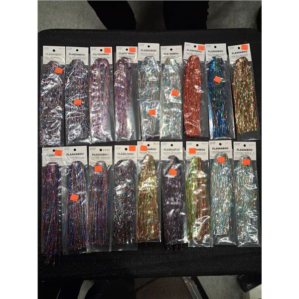 ASSORTED TINSEL FLASHABOU (18 PIECE)
