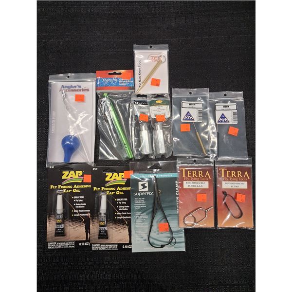 MIX LOT HAIR STACKERS, 2AP.STOMACH PUMP TOOLS (12 PIECES)