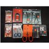 Image 2 : ASSORTED FLYLINE DRESSING, CLAMPS, MICRO SCISSORS, HACKLE PLIERS, MITTEN CLAMP BOBKIN (10 PIECE)