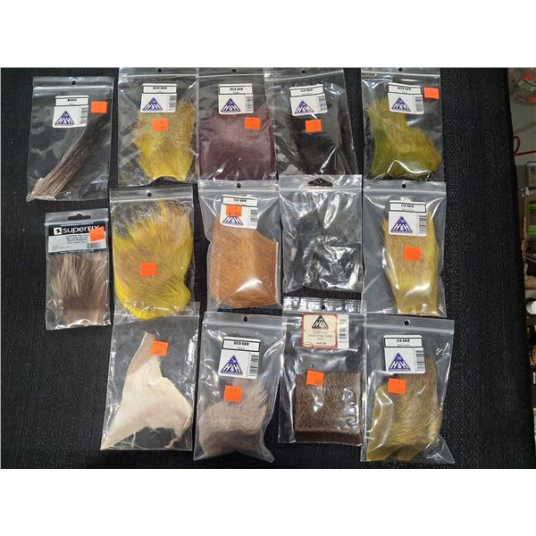MIX LOT OF DEER, ELK, RACCON,MOOSE (14 PIECE)
