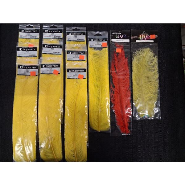 LOT OF OSTRICH PLUME (12 PIECE)