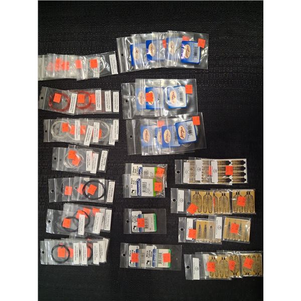 LIQUID LACE, LARVA LACE, ASSORTED SIZES COLORS, VARIOUS WINGS (57) 1CNT