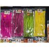 Image 3 : ASSORTED COLORS BARRED RABBIT HALF SKINS (9 PIECES) 1 CNT