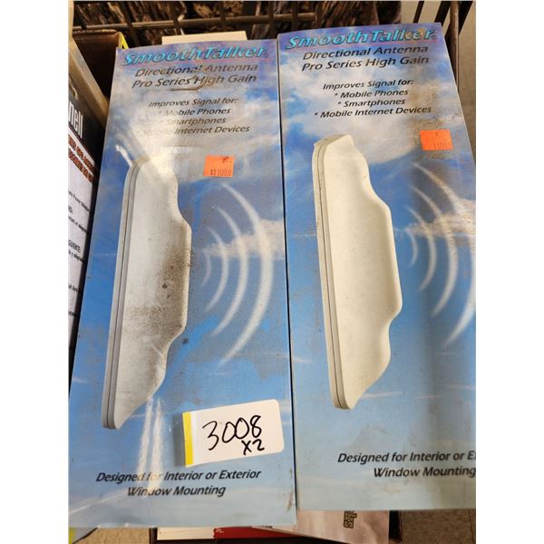 SMOOTH 2 X TALKER DIRECTIONAL ANTENNA IMPROVES SIGNAL FOR PHONES & MOBILE DEVICES