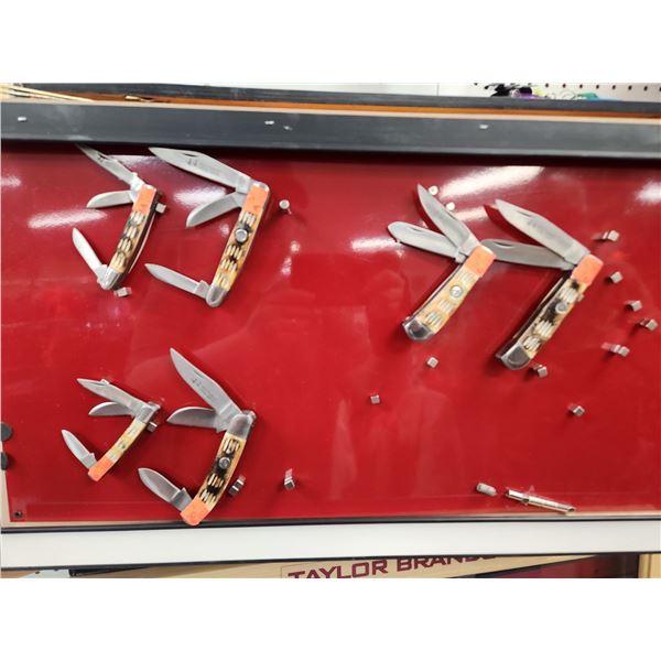 6 FOLDING KNIVES SM MD LG