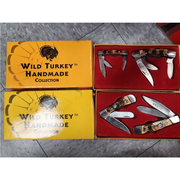 4 BOXES -8 FOLDING KNIVES 1 LG / 3 MD