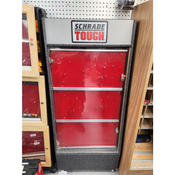 SCHRADE TOUGH KNIFE DISPLAY CASE 24"W 58"H 14"D