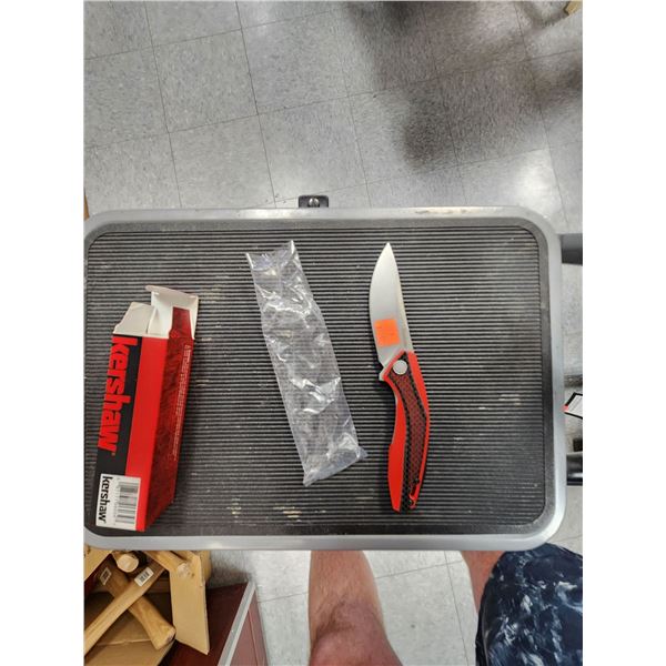 KERSHAW TUMBLER RED 4038 RD FOLDING KNIFE