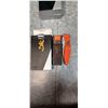 Image 1 : 2 BROWNING PRIMAL SCALPEL KNIFE C/W ONE PACKAGE OF REPLACEMENT BLADES