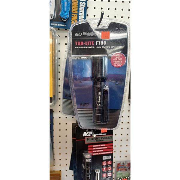 6 TAK-LITE F-750 FOCUSING FLASH LIGHTS