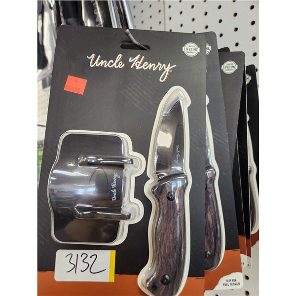 6 UNCLE HENRY FOLDING BLADE AND HEAD LAMP