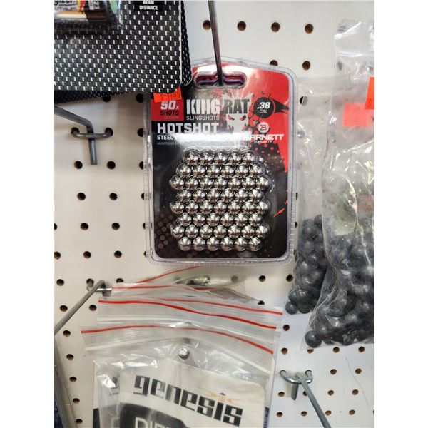 ASSORTED SLING SHOT BALL+ REPLACEMENT BANDS