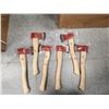 Image 1 : 6 PER LOT CAMP AXES WOOD HANDLE