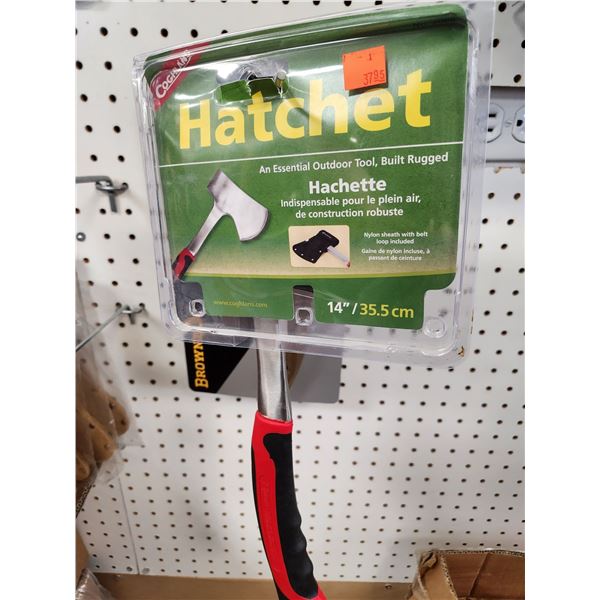 2 BROWNING HACHETTE AND ONE COLEMAN 14" MACHETTE