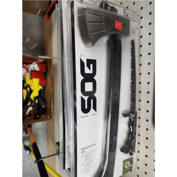 SOG BACK COUNTRY AXE C/W SAW ATTACHMENT