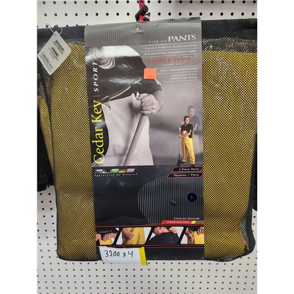4 CEDARKEY LG RUBBER BIB PANTS